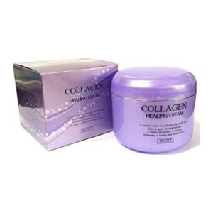 Jigott Collagen Healing Cream 100g lilac jar with matching purple box